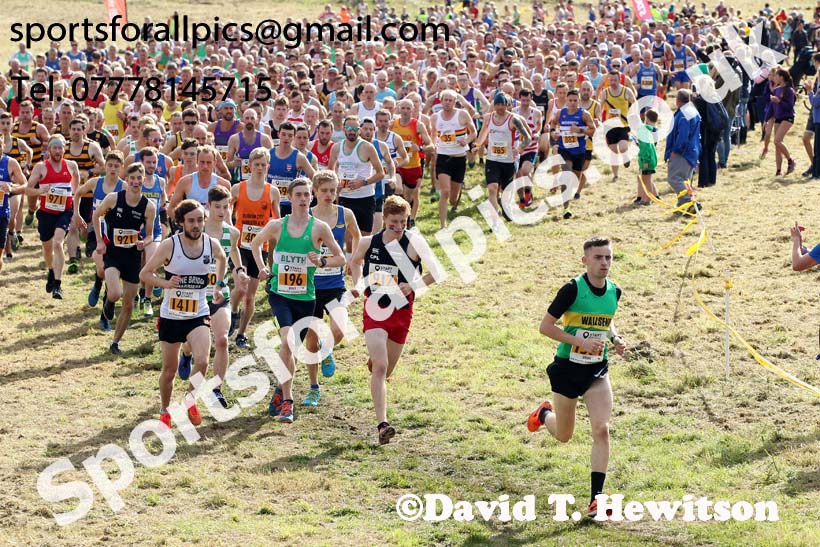 Senior mens 2019 Start Fitness Harrier League, Wrekenton, Gateshead. Photo: David T. Hewitson/Sports for All Pics